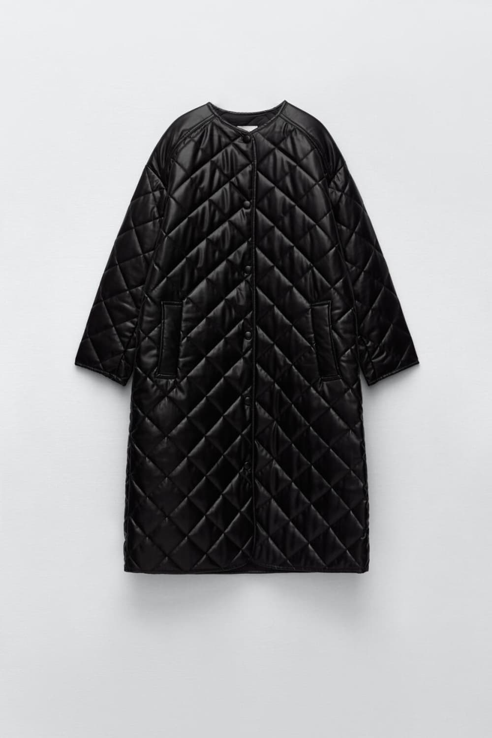 자라 누빔 롱패딩 상품이미지4