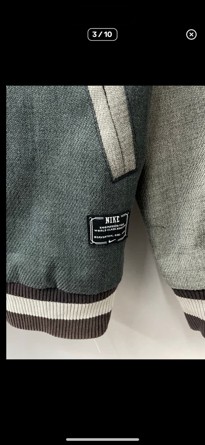 나이키 올드스쿨 빅로고 바시티자켓 A2920 상품이미지3