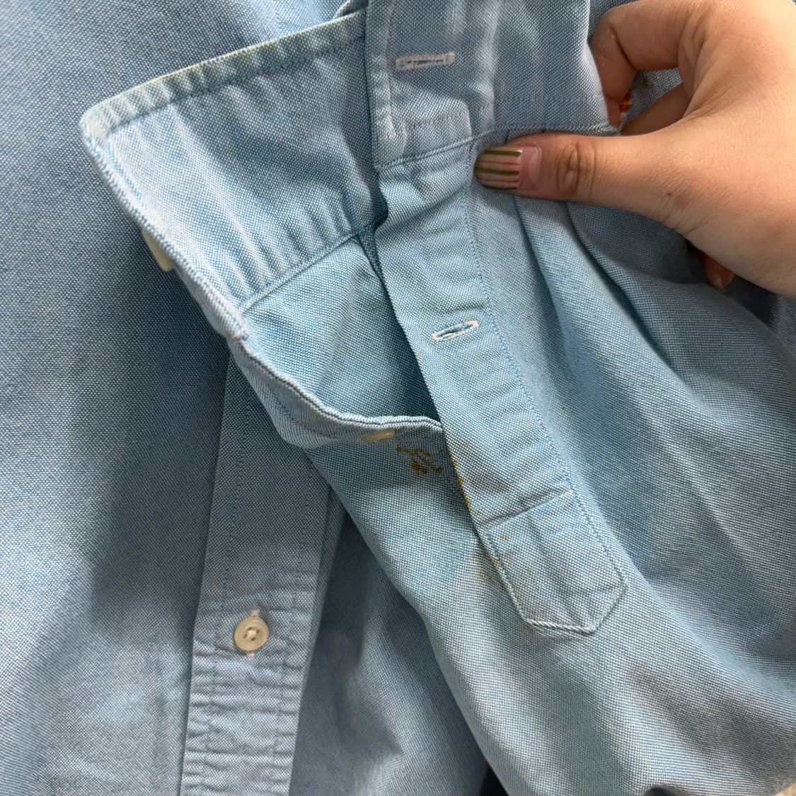 [L] 폴로 슬림핏 스카이 셔츠 상품이미지7