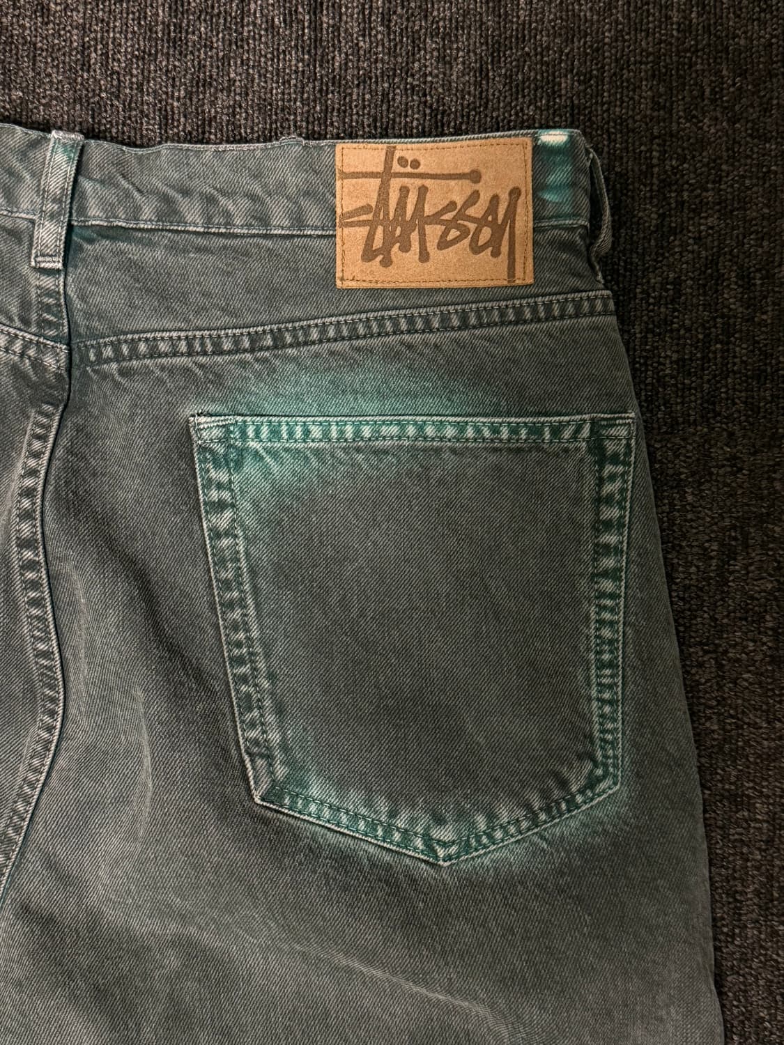 [34] 스투시 스프레이 다이 빅 올 진 블랙 상품이미지1