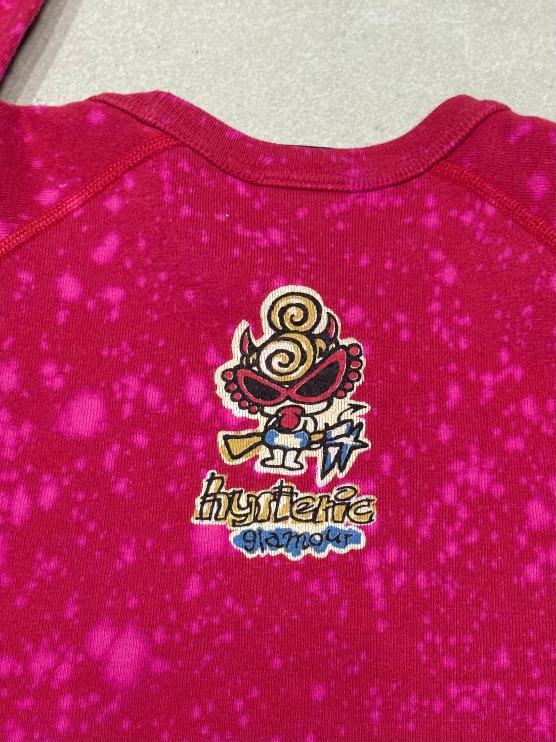 히스테릭 글래머 아카이브 타이다이 맨투맨 스웨터 상품이미지2