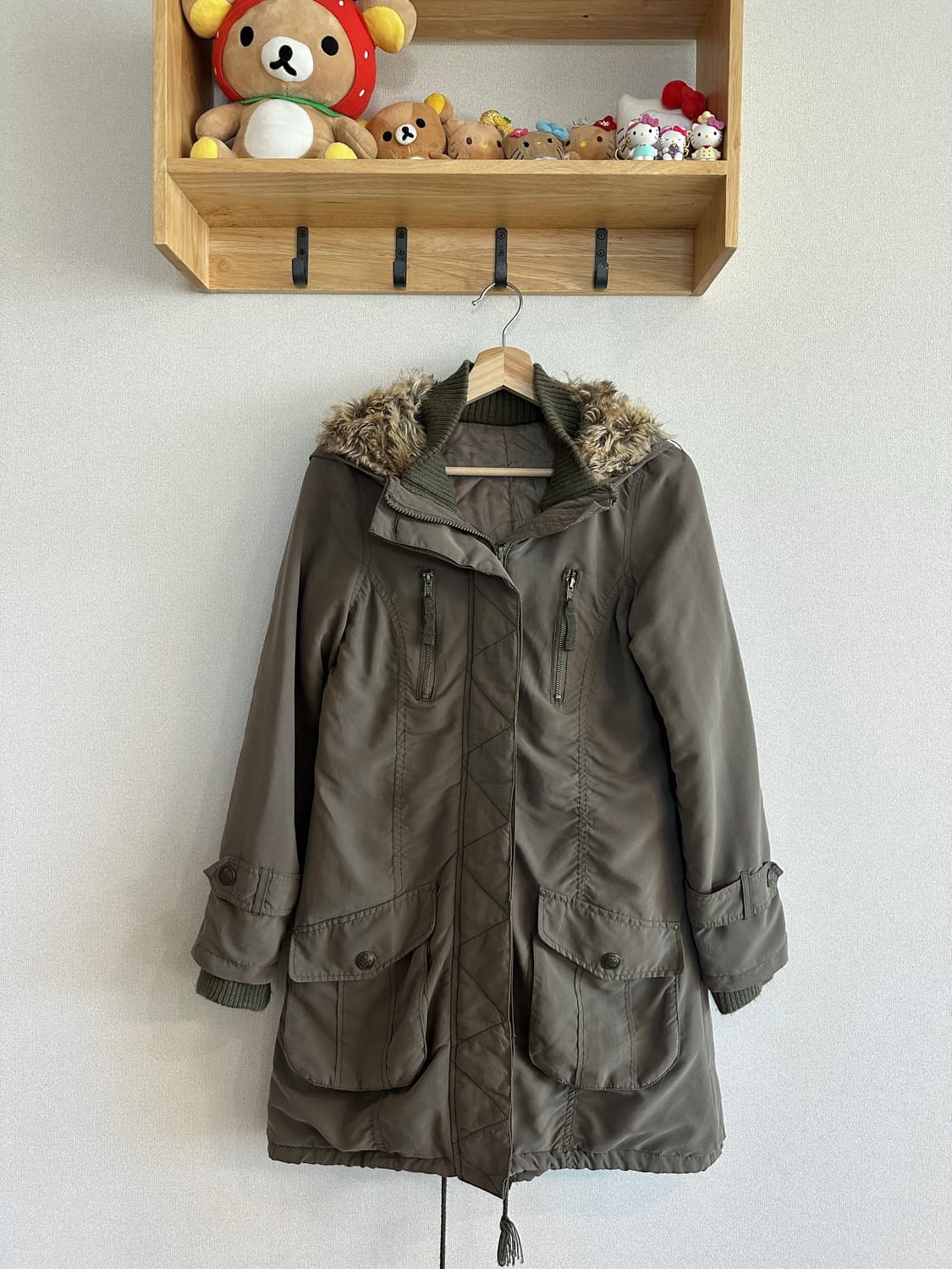 jpn 너드 히피 웨스턴 모리걸 하구미 스즈코 디테일 야상자켓 상품이미지1