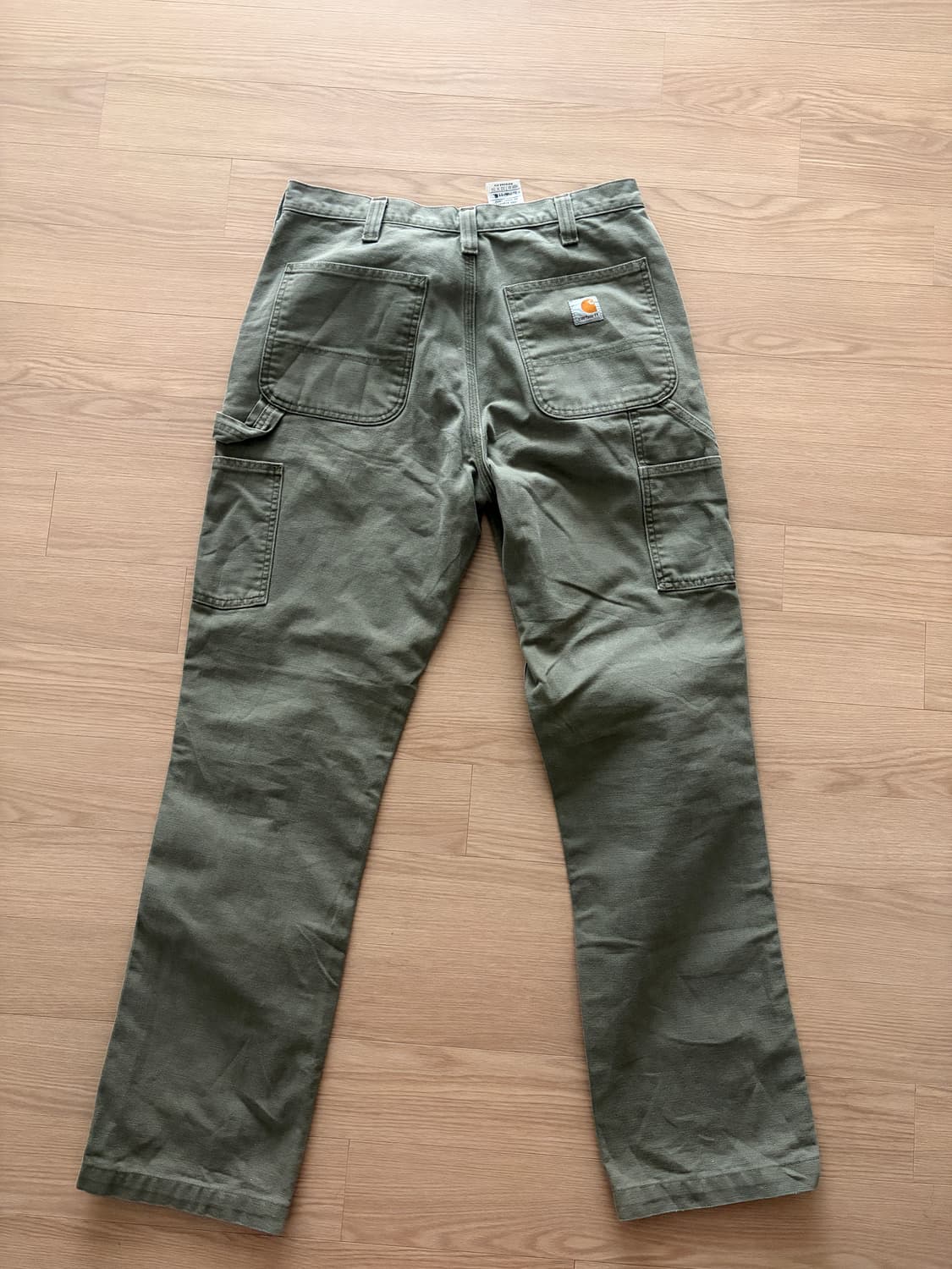 Carhartt 싱글니 카펜터 팬츠 아미그린 32 상품이미지2