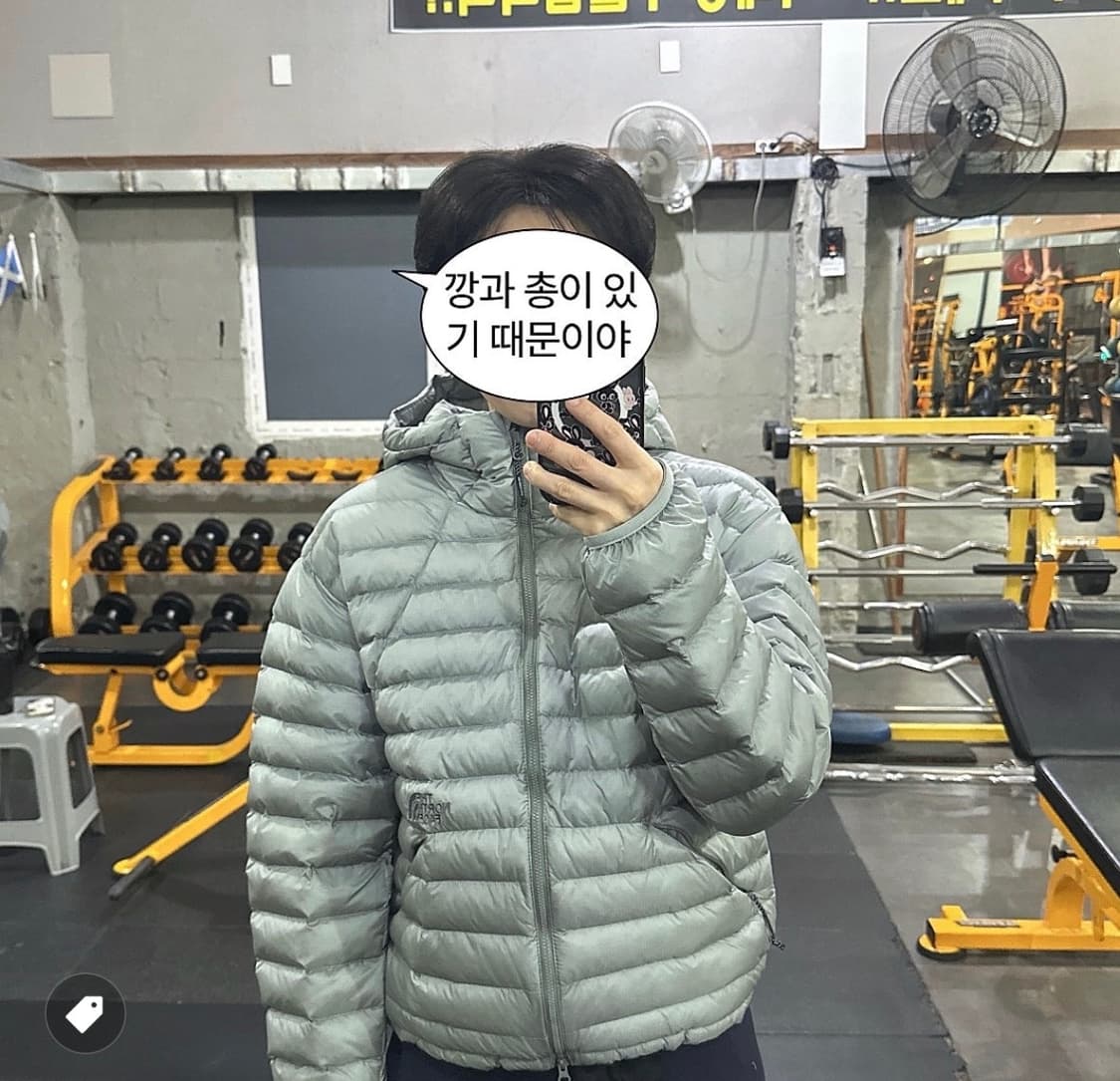 노스페이스 벤투스 온 패딩 실버 xxl 상품이미지2