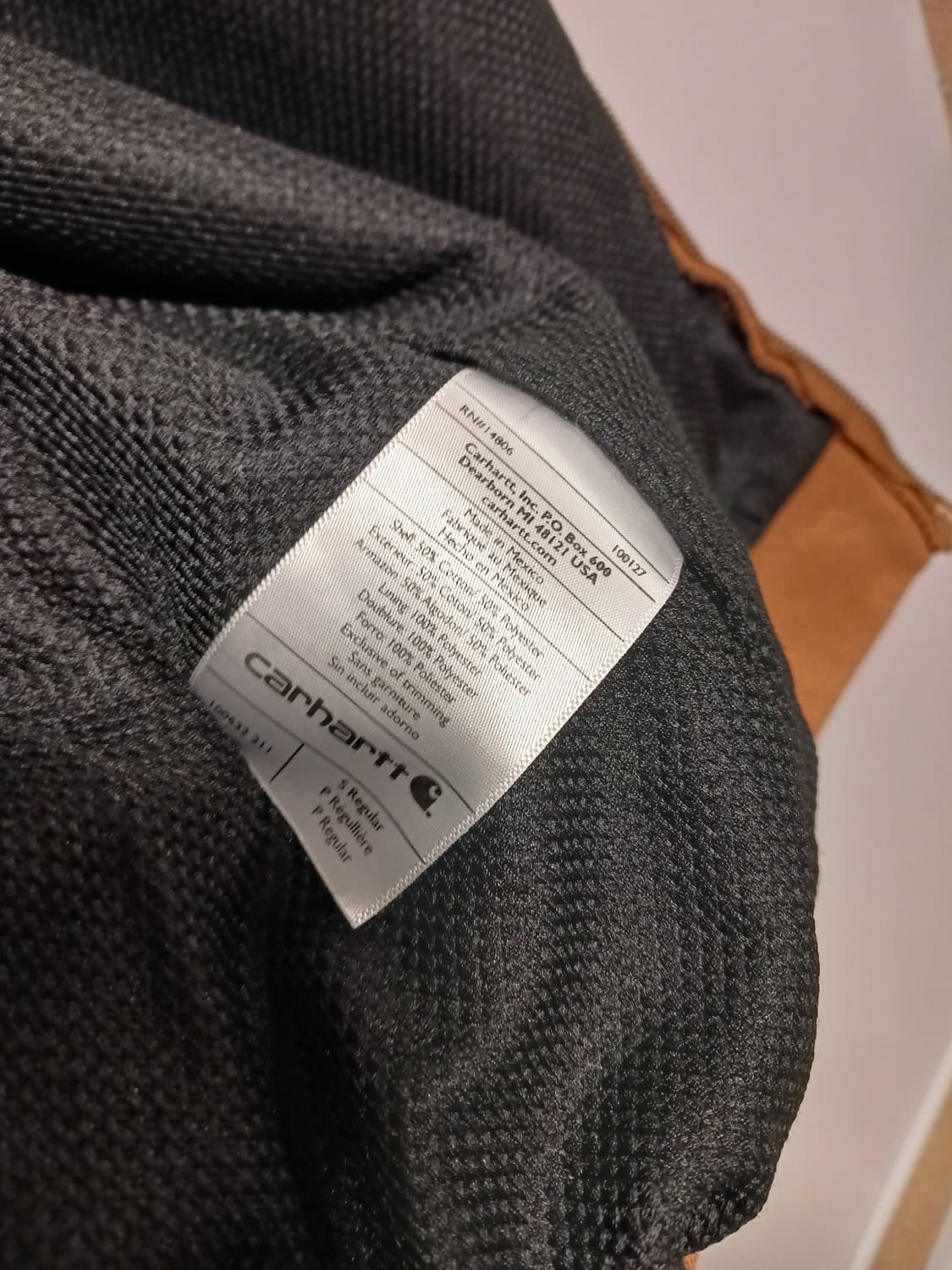 칼하트 써멀 레인디펜더 후드집업 상품이미지5