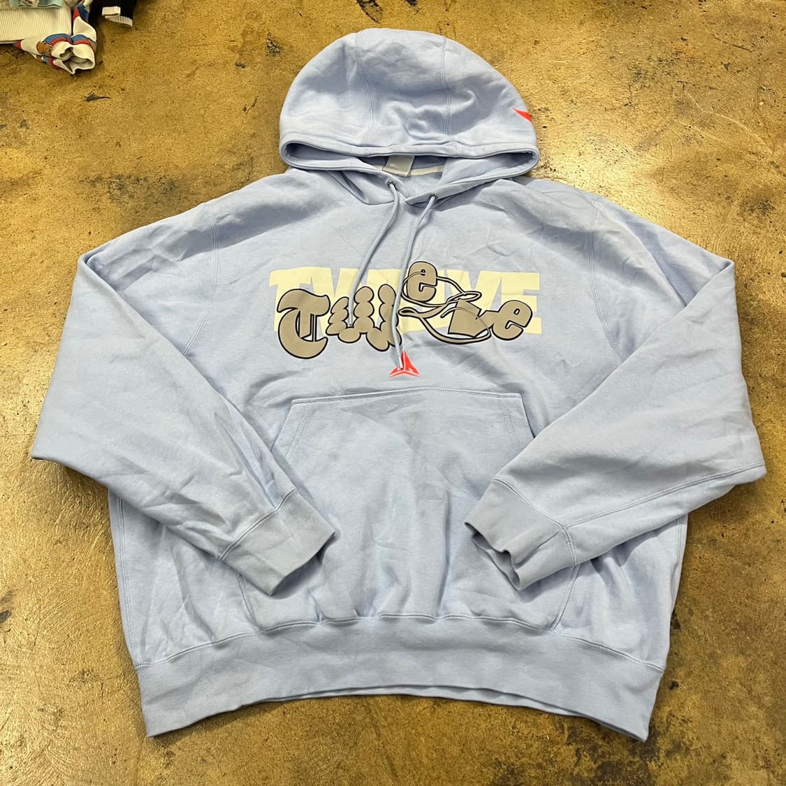 [정품/4XL] 나이키 조던 Twelve 그래픽 후드티 하늘색 b8 상품이미지2