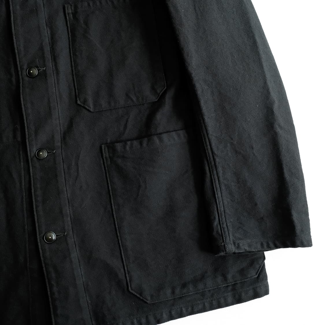 캡틴선샤인 몰스킨 프렌치 커버올자켓 40사이즈 잉크블랙 상품이미지7