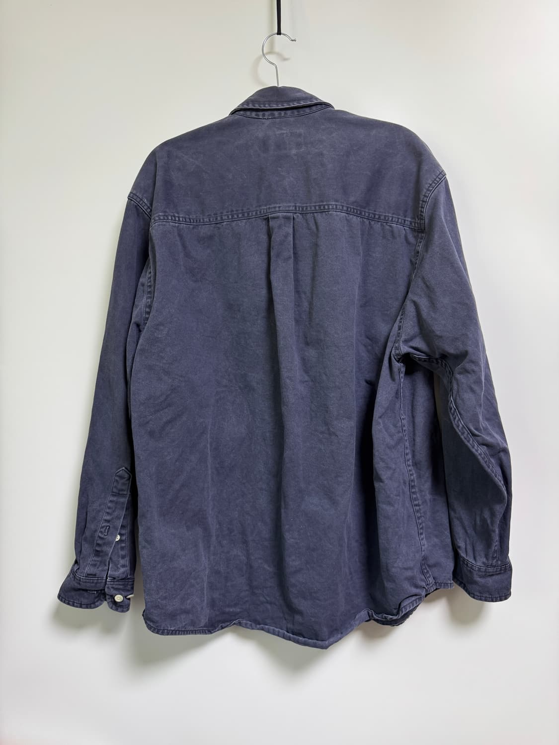 칼하트 헤비 셔츠 네이비 색상 XL 상품이미지2