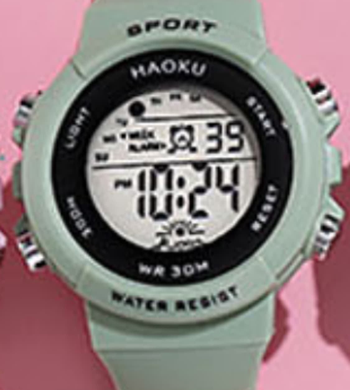 알람 스톱워치 라이트 여자 커플 패션 컬러 손목시계 판 상품이미지2