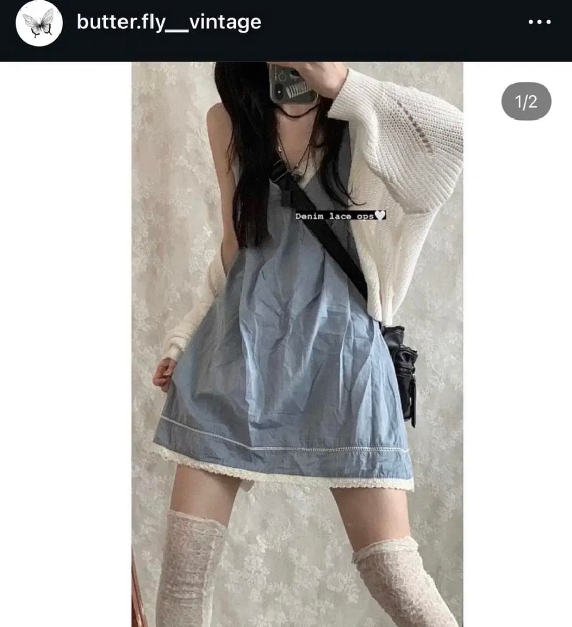 버터플라이빈티지원피스 상품이미지1