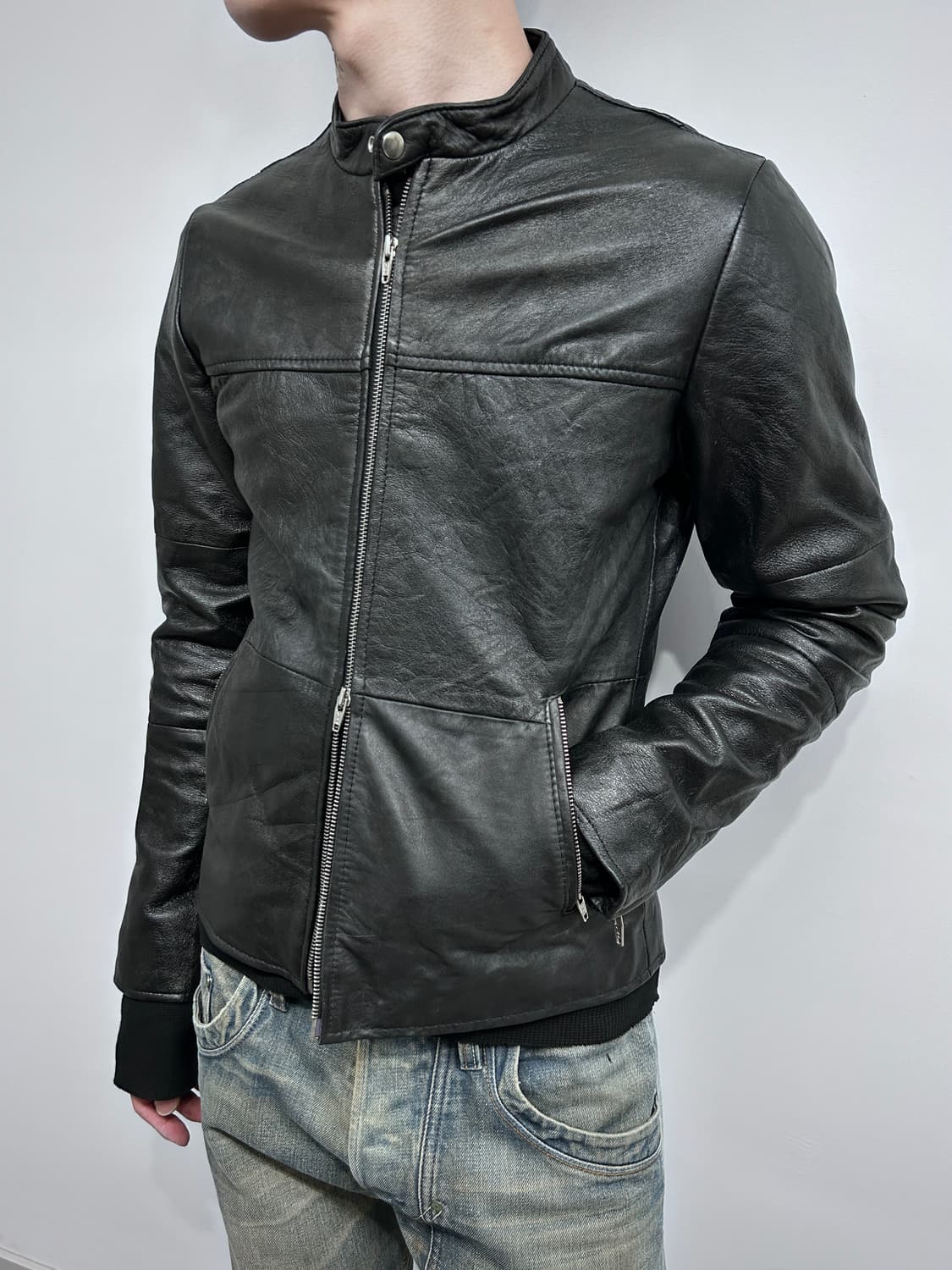 로쉘 싱글 라이더 자켓 상품이미지1