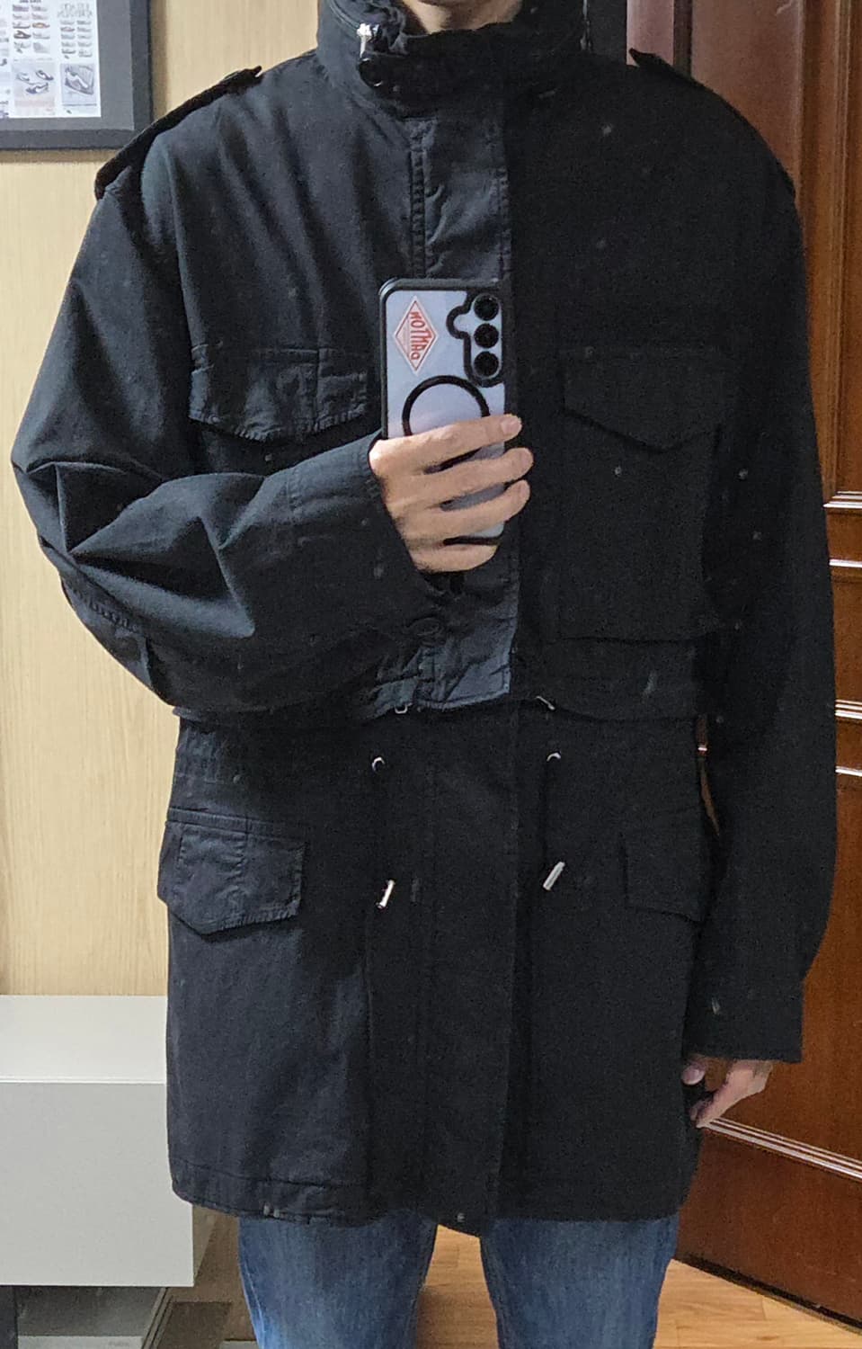 (착샷) 헬무트랭 디섹티드 m65 필드 자켓 야상 개파카 상품이미지7