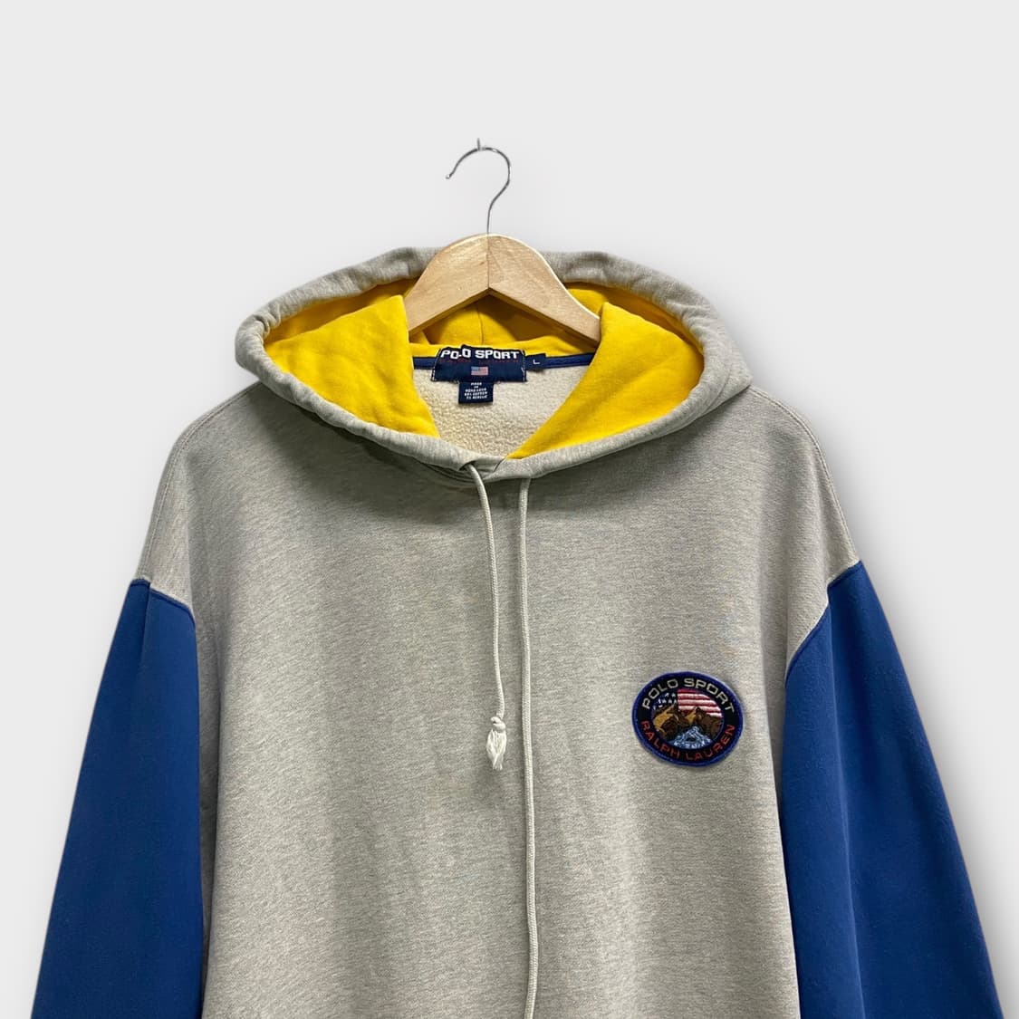  폴로 POLO SPORT 배색 후드티 L 상품이미지2