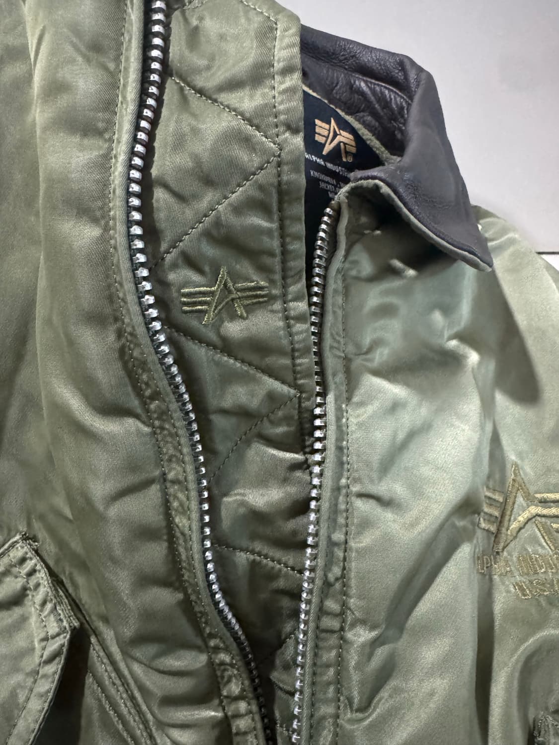 미제 90s 알파인더스트리 cwu-45p  피일럿 항공 점퍼 상품이미지6