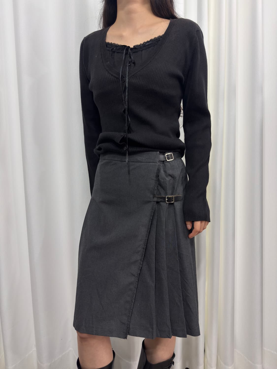 layered knit cardigan 상품이미지4