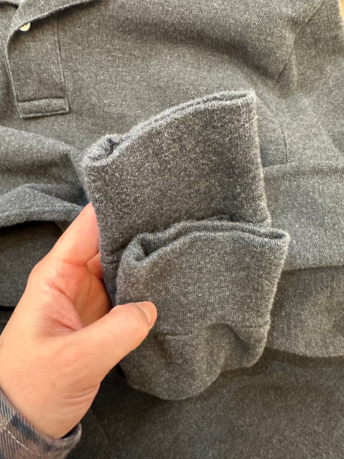 M) 폴로 랄프 로렌 챠콜 긴팔 티셔츠 상품이미지6