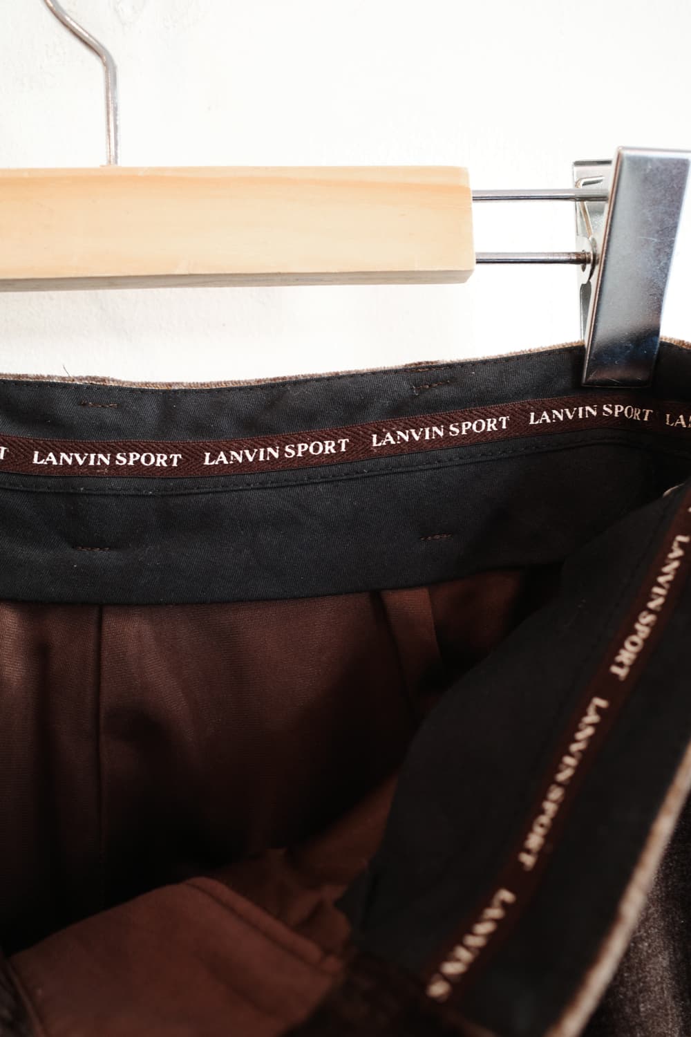 LANVIN 랑방 벨벳 세미 부츠컷 팬츠 (27인치) 상품이미지5