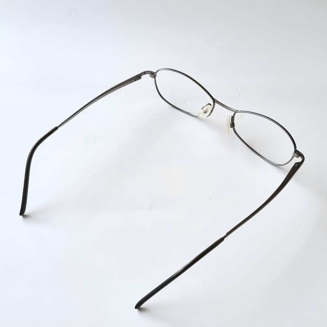 데드스탁 지적인 무드 Y2K 긱시크 슬림 타원형 메탈 안경테 668 상품이미지5