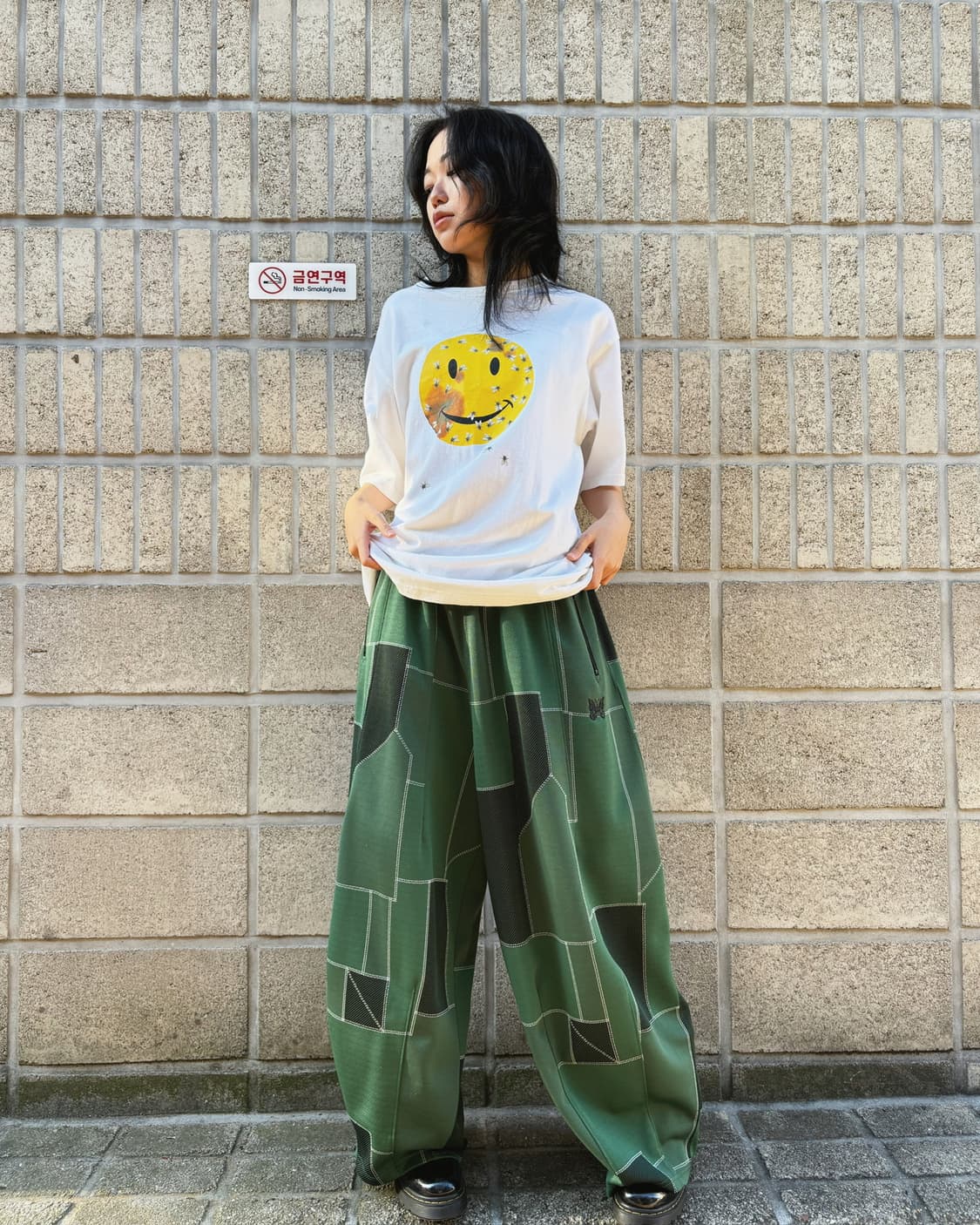 니들스 x 스튜디오스 패치워크 HD 트랙팬츠 상품이미지2