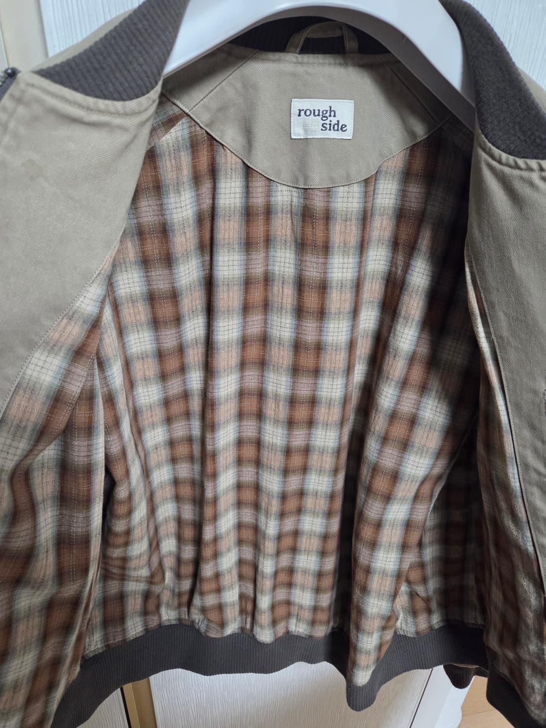 러프사이드 호라이즌 봄버 카키베이지 2 상품이미지6