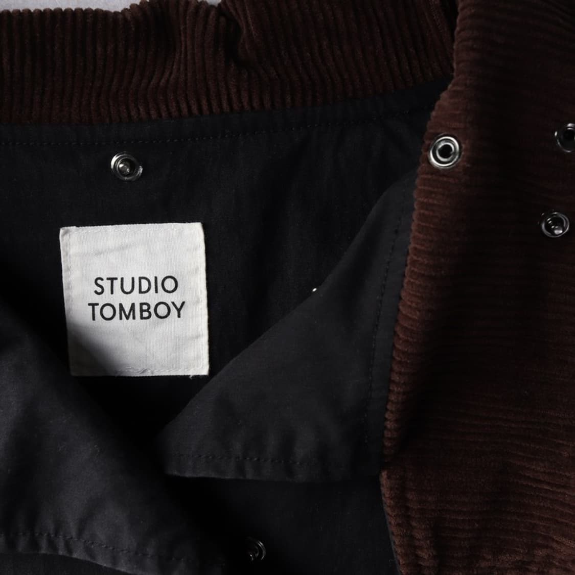 스튜디오톰보이 코듀로이 카라 하프 자켓 상품이미지6