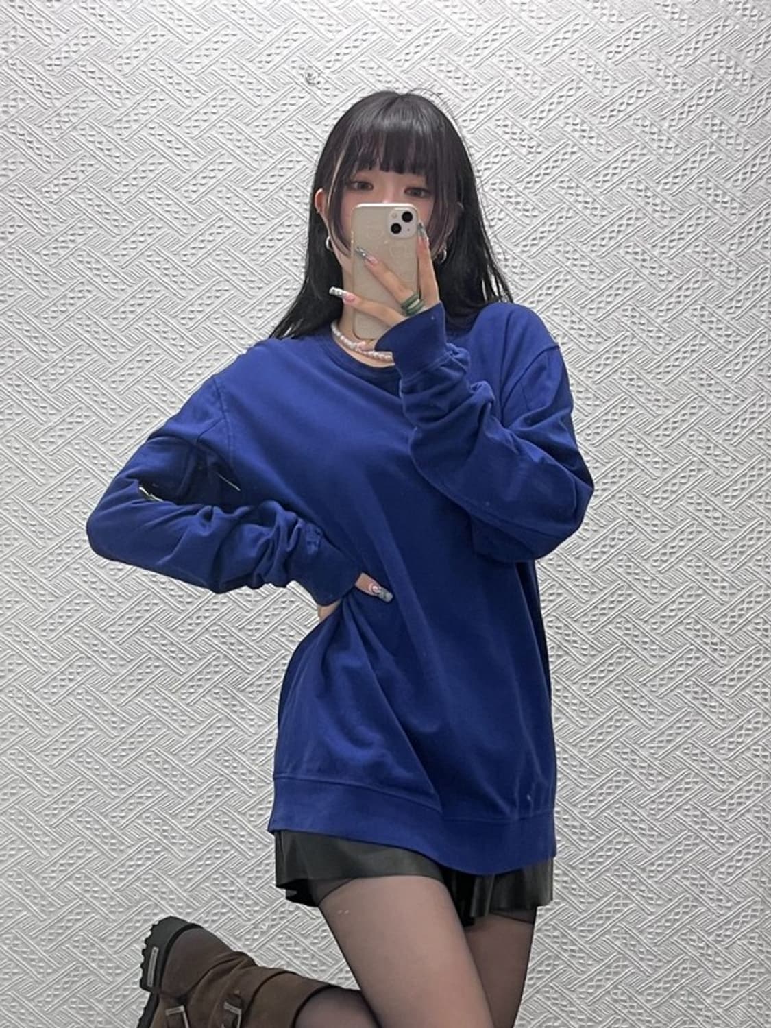 씨피컴퍼니 빈티지 레트로 스트릿 펑크 렌즈와펜 맨투맨 110 C12573 상품이미지1