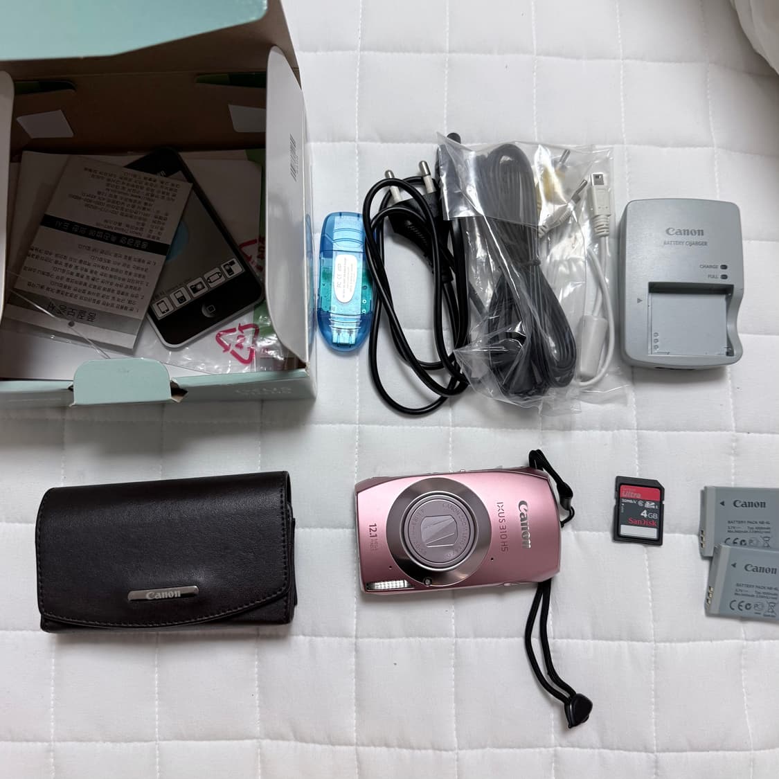 [민트, 풀박] 캐논 canon 익서스 310HS 핑크 디카 / 210 상품이미지1