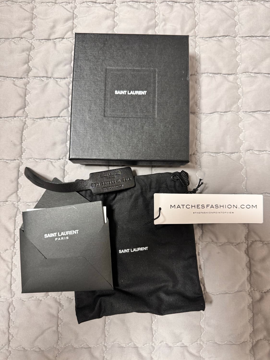 생로랑 모노그램 로고 팔찌 M 상품이미지4