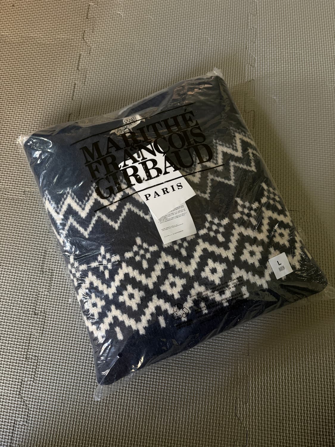 마리떼 페어아일 니트 네이비 L (새상품) 상품이미지8