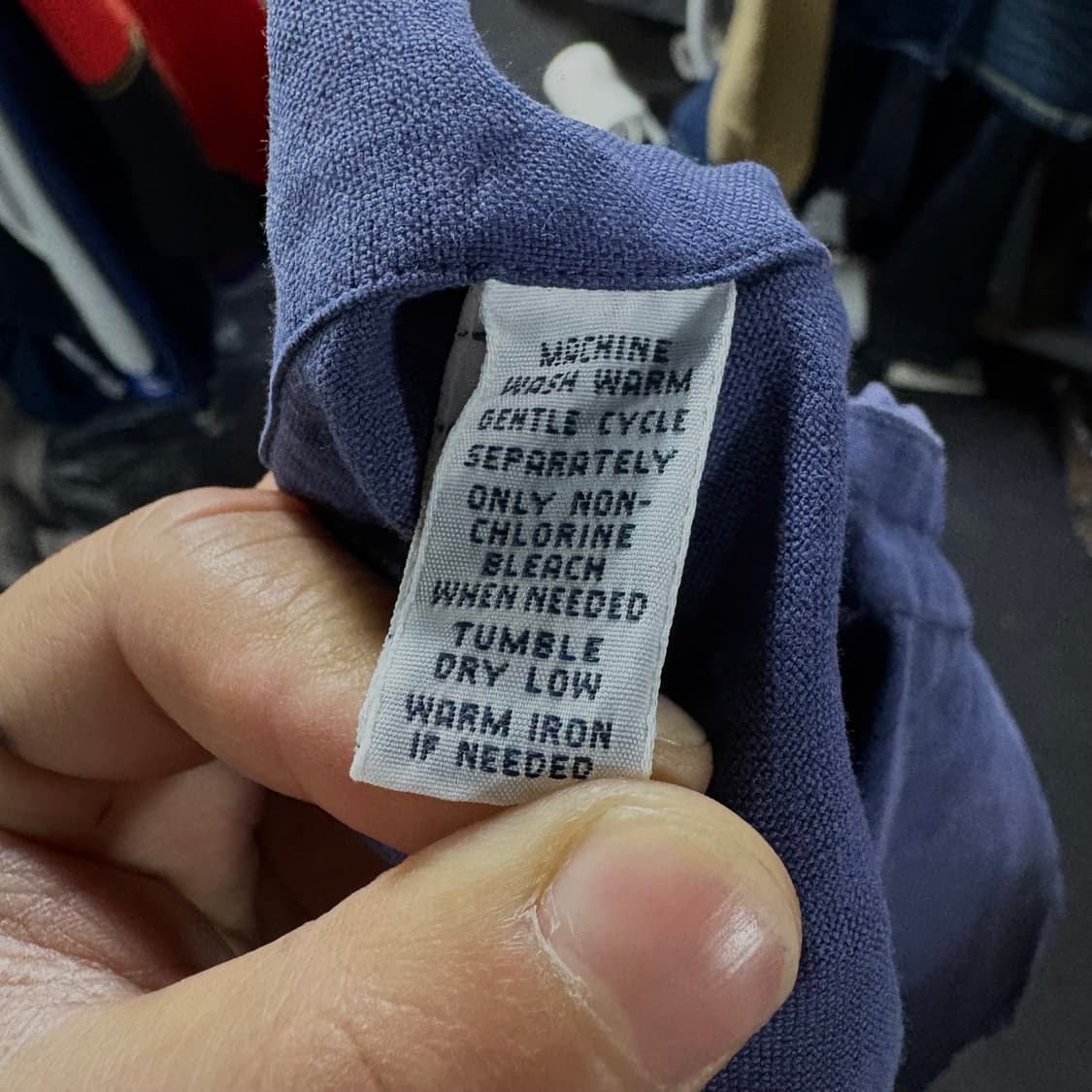 폴로랄프로렌 퍼플 슬림핏 셔츠 L 상품이미지6