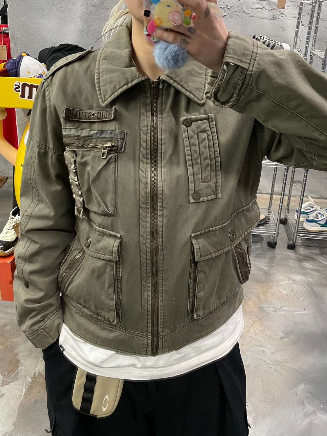 빈티지 멀티포켓 밀리터리 봄버 자켓 상품이미지10