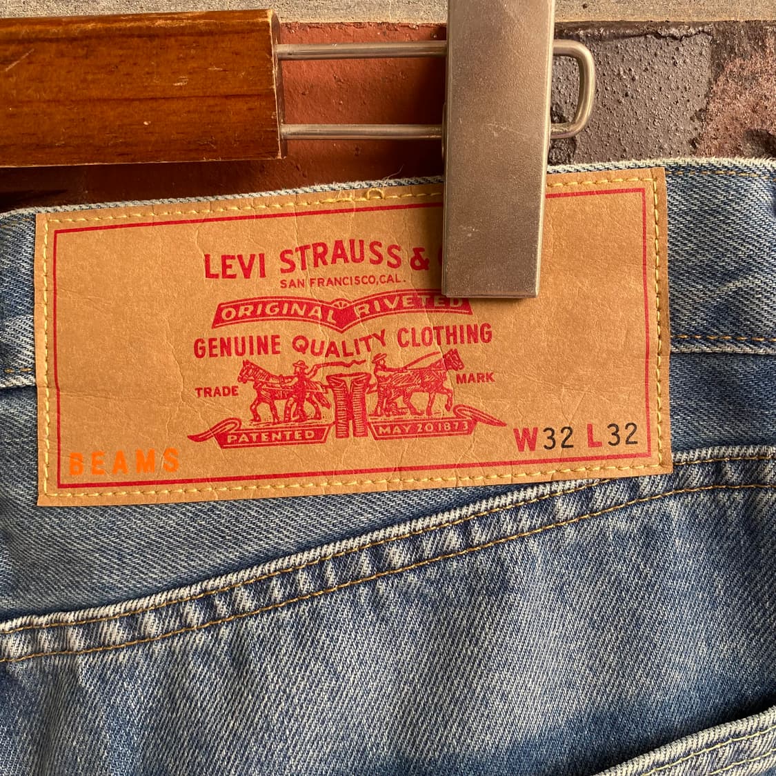 (32) Levi’s×BEAMS 데님 팬츠  상품이미지7