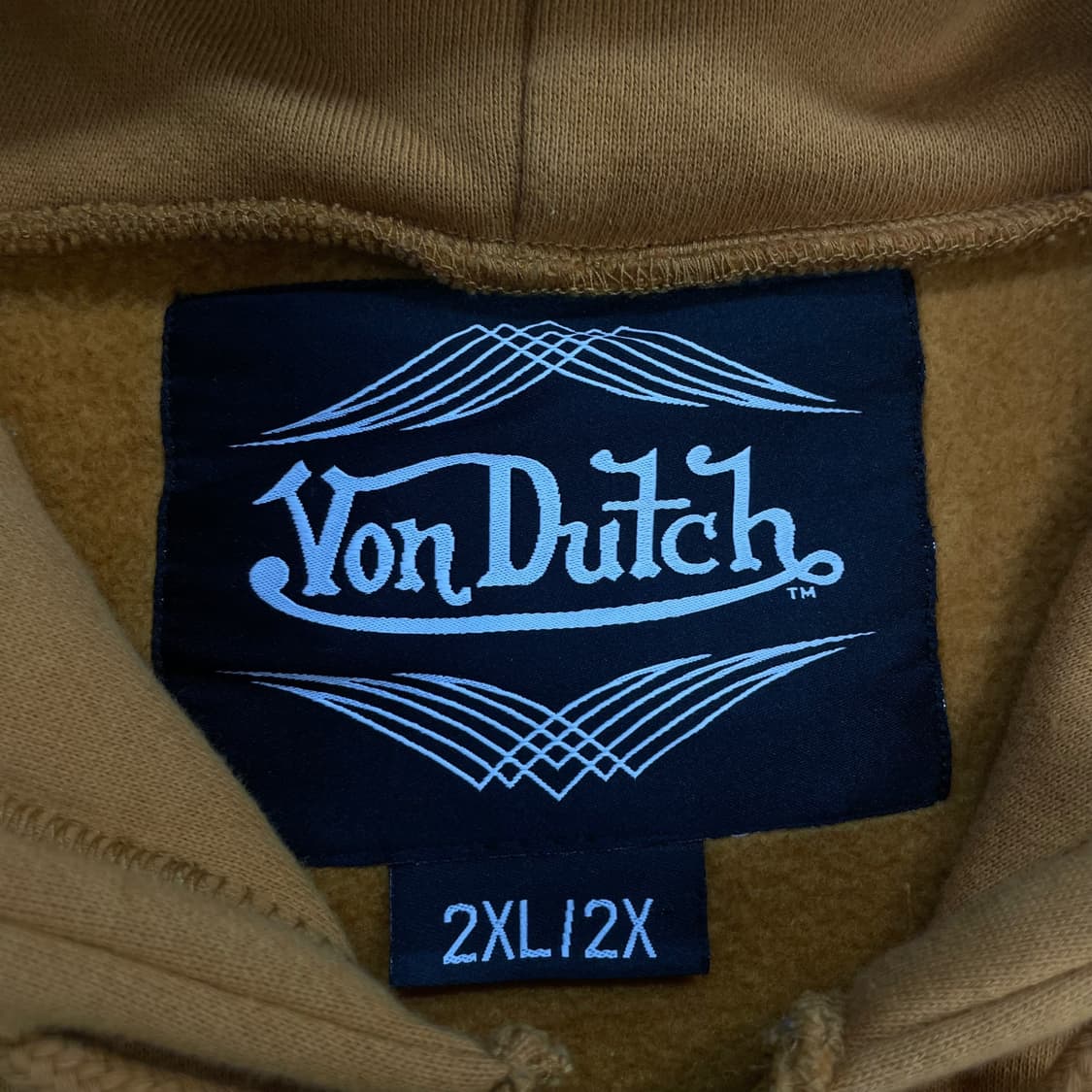 본 더치 Von dutch 풀 오버 후드집업 머스터드 상품이미지3