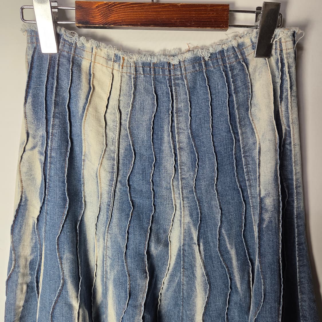 [JPN] 빈티지 오리엔탈 데님 롱스커트 상품이미지3