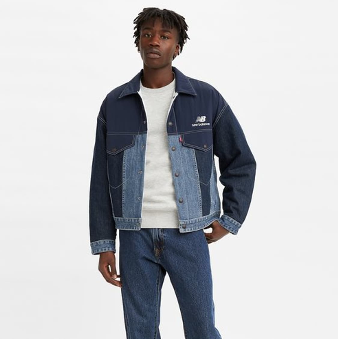 뉴발란스x리바이스 리버시블 패디드 자켓 S 상태 최상 상품이미지2