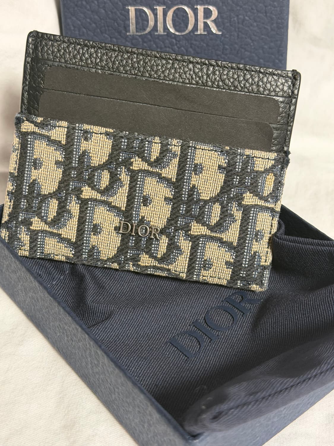 디올 오블리크 카드지갑 풀구성 상품이미지7