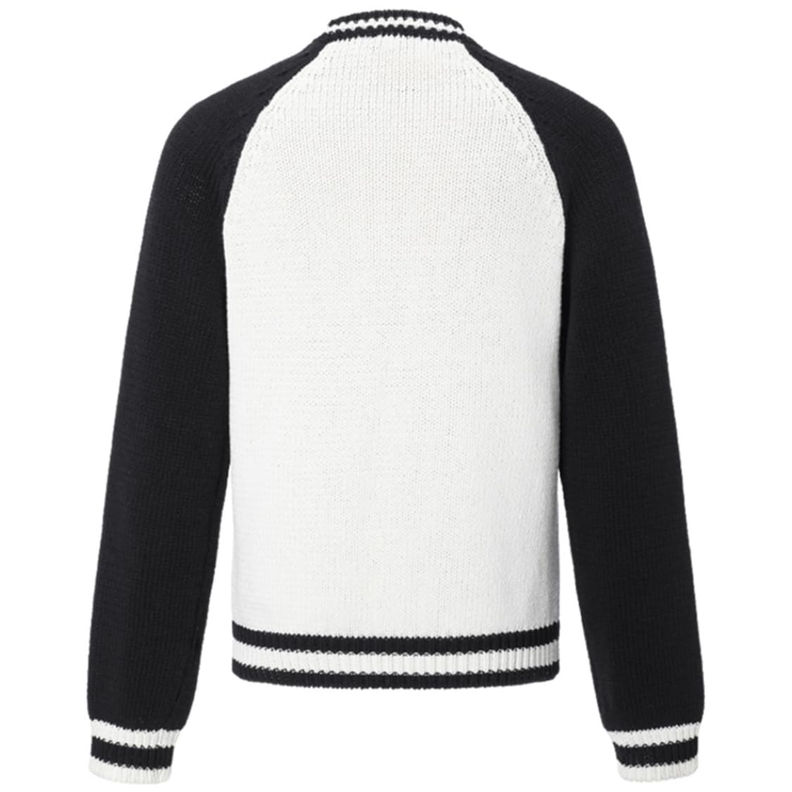 쓰리타임즈 자카드 스웨트셔츠 니트 블랙 상품이미지2