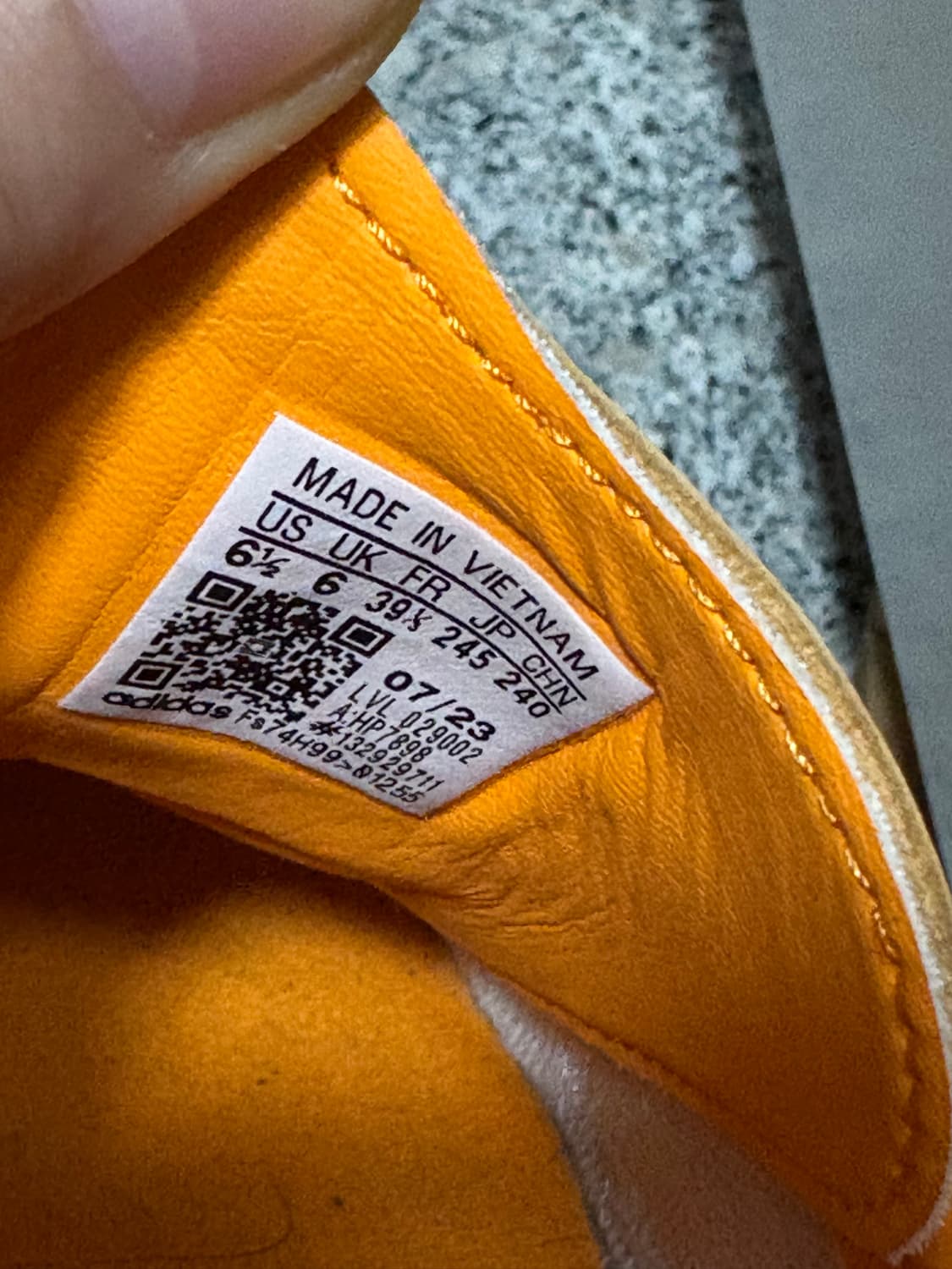 아디다스 삼바og 오렌지 상품이미지3