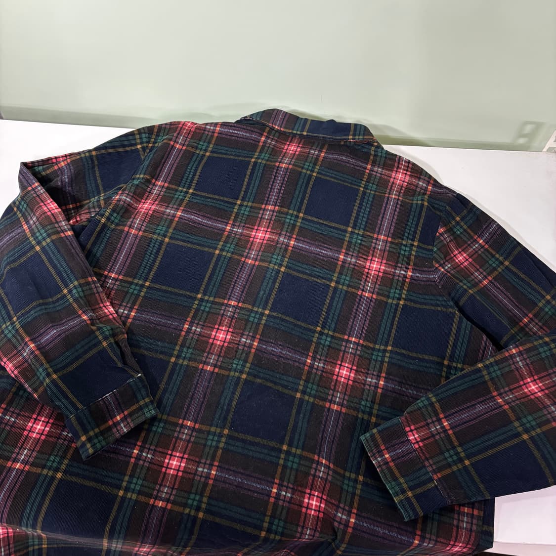 2XL 퍼스텝 체크 코듀로이셔츠 상품이미지3