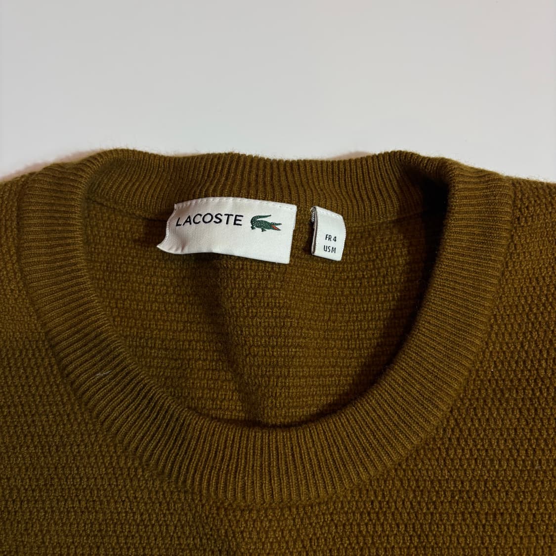 라코스테 브라운 니트 스웨터 상품이미지3