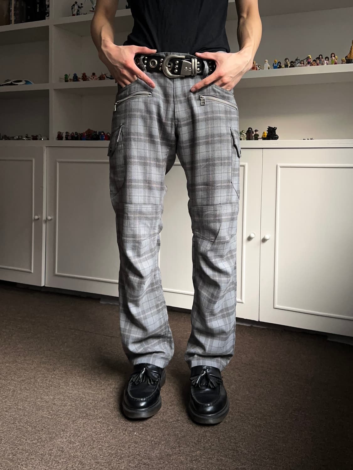 Mossimo 체크 슬림 카고 팬츠 상품이미지3