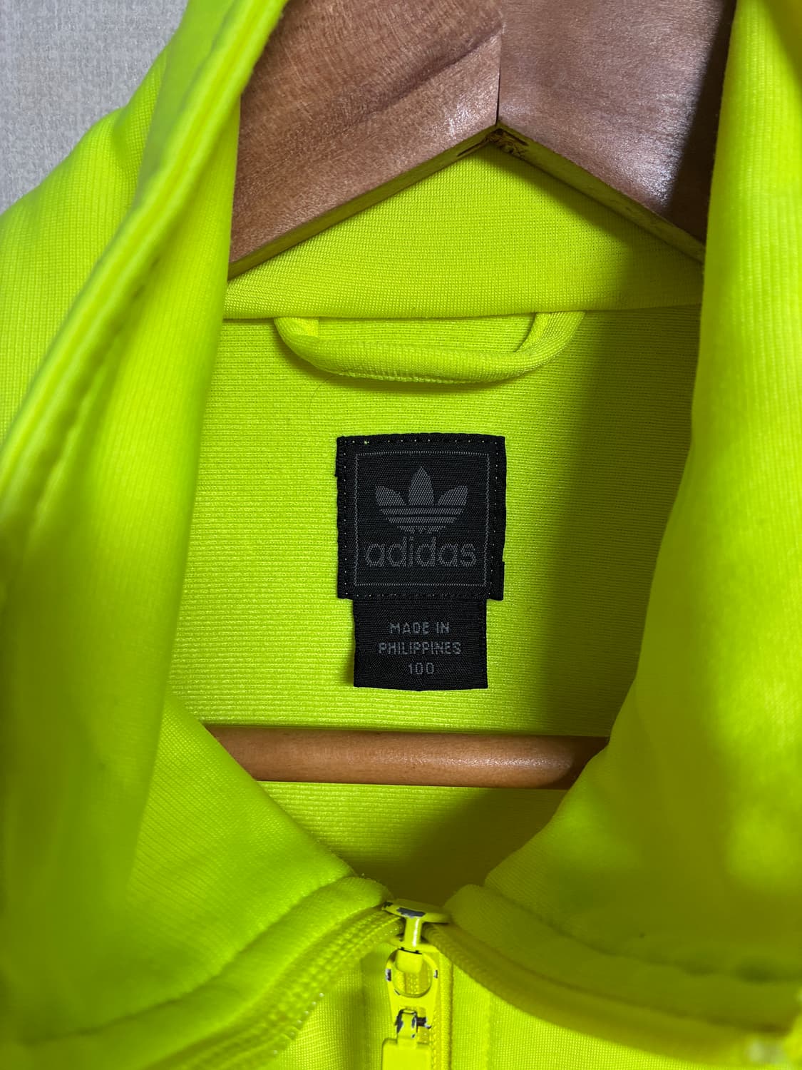 빈티지 아디다스 파이어버드 져지 옐로우 L 상품이미지3