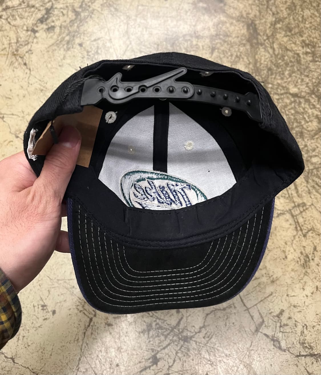 90s 나이키 볼캡 블랙/퍼플 모자 상품이미지4