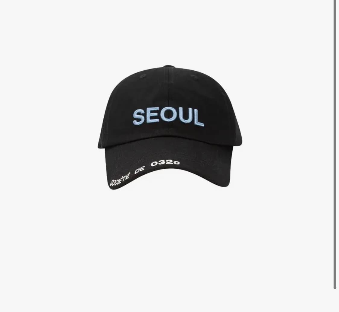 032c 블랙 모자 볼캡 새상품(택o) 상품이미지1