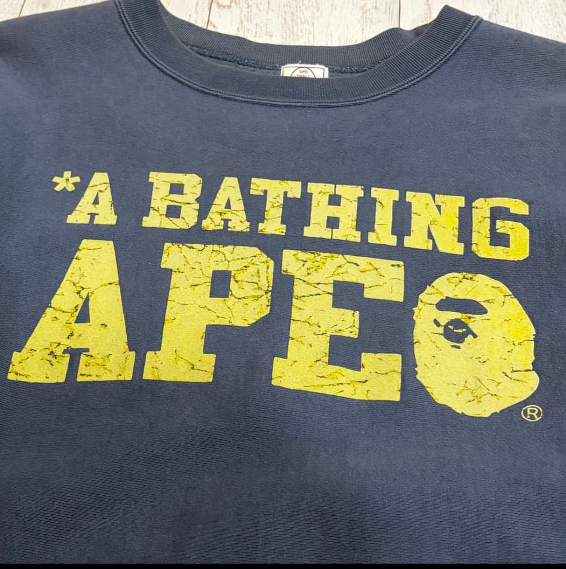 90s 베이프 리버스위브 스웻셔츠 맨투맨 상품이미지2