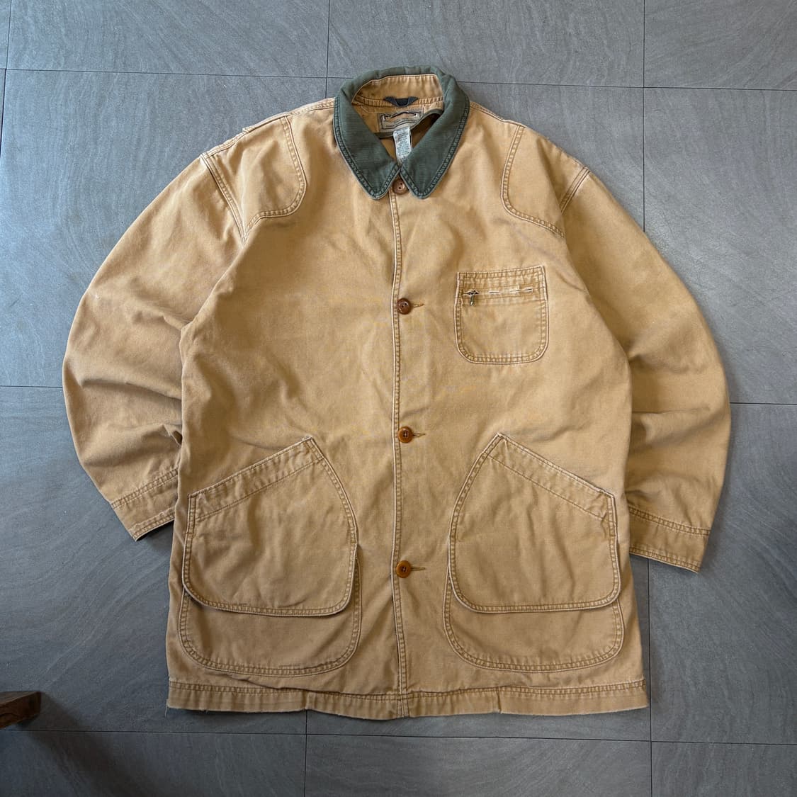 L.L.bean 엘엘빈 다크 베이지 헌팅 자켓  상품이미지1