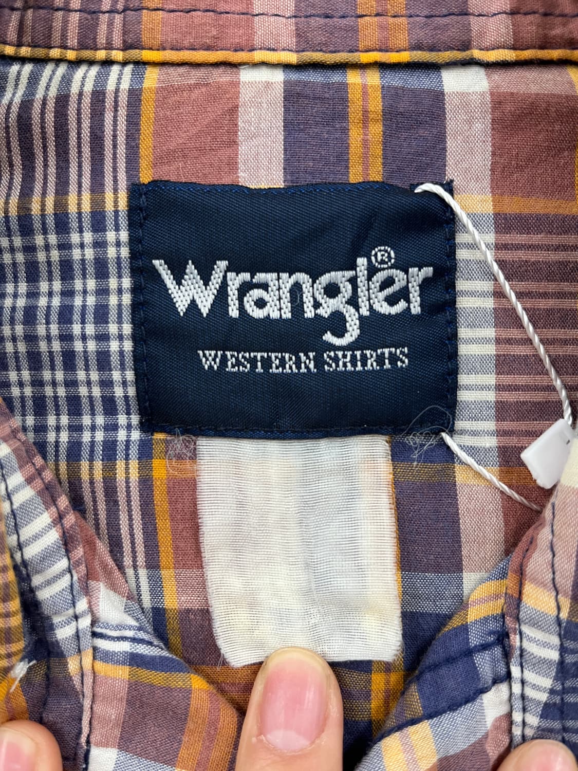 랭글러 웨스턴 체크 셔츠  상품이미지10