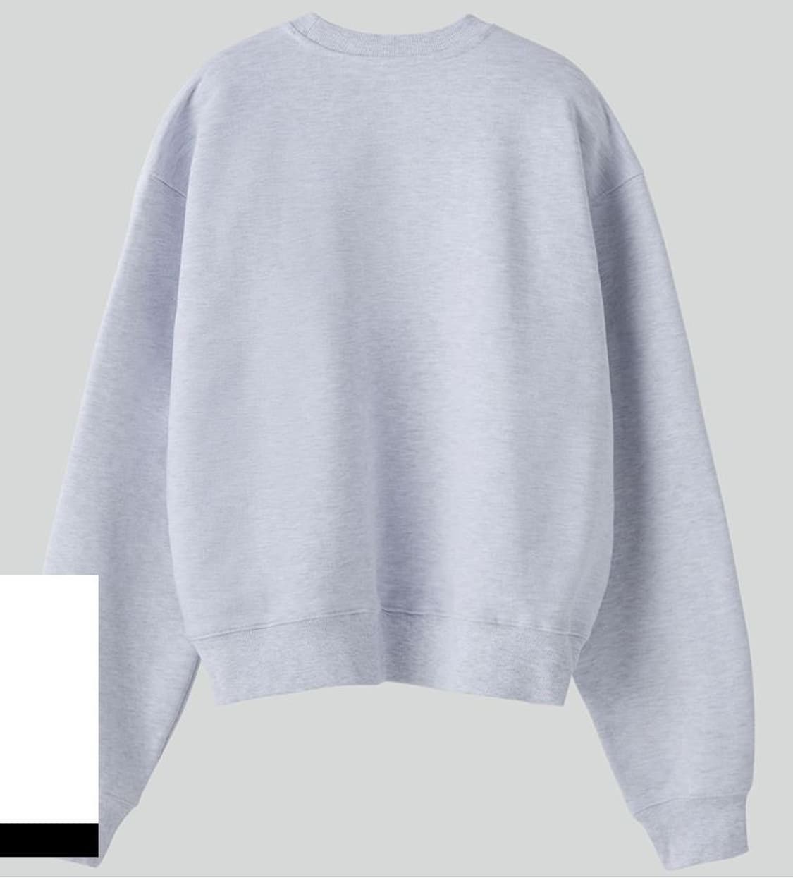 랙토 LLEGE LOGO SWEATSHIRT (MELANGE GREY) 상품이미지2