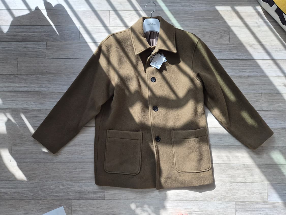 스테디에브리웨어 SEW 울 하프코트 올리브 3사이즈 상품이미지1