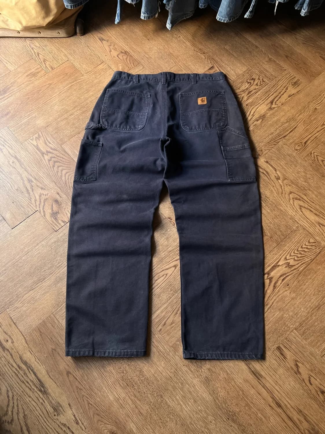 [36]칼하트 USA 미드나잇 네이비 싱글니 워크팬츠 상품이미지1